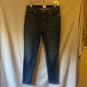 Hudson Jeans Dark Blue Straight Leg Denim